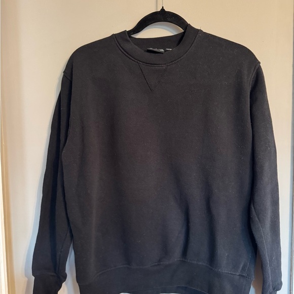 Classic Black Crewneck Sweatshirt - Picture 2 of 7